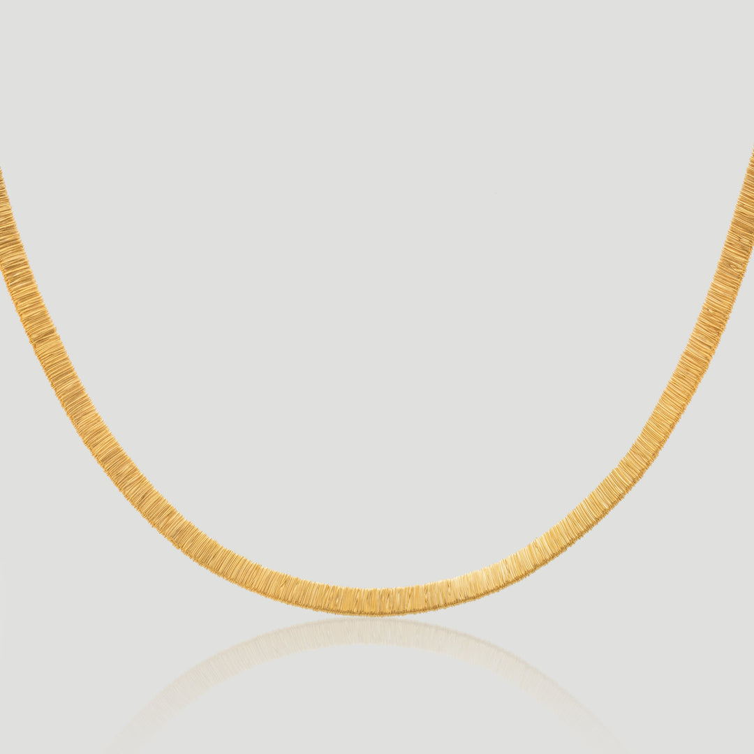 Filigree Gold Wire Necklace