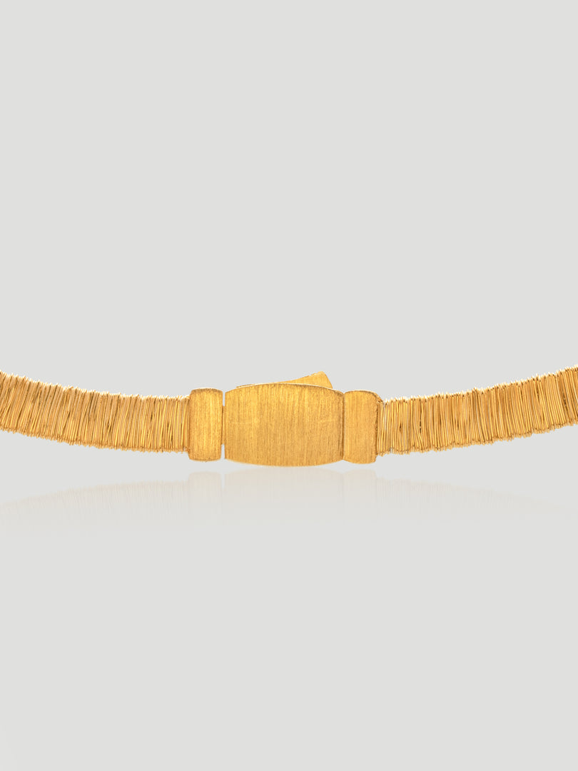 Filigree Gold Wire Necklace